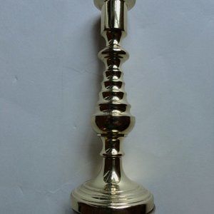 Baldwin, 5 inch Beehive candle holder, solid brass, polished. Excellent